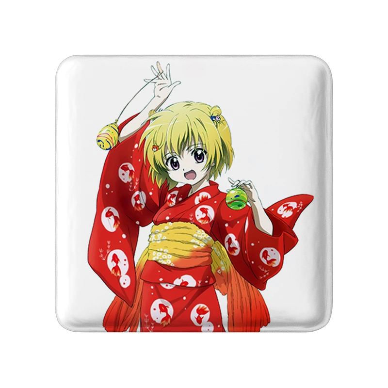 مگنت خندالو طرح ساتوکو هوجو انیمه هیگوراشی وقتی اشک می ریزد  مدل مربعی کد 18141