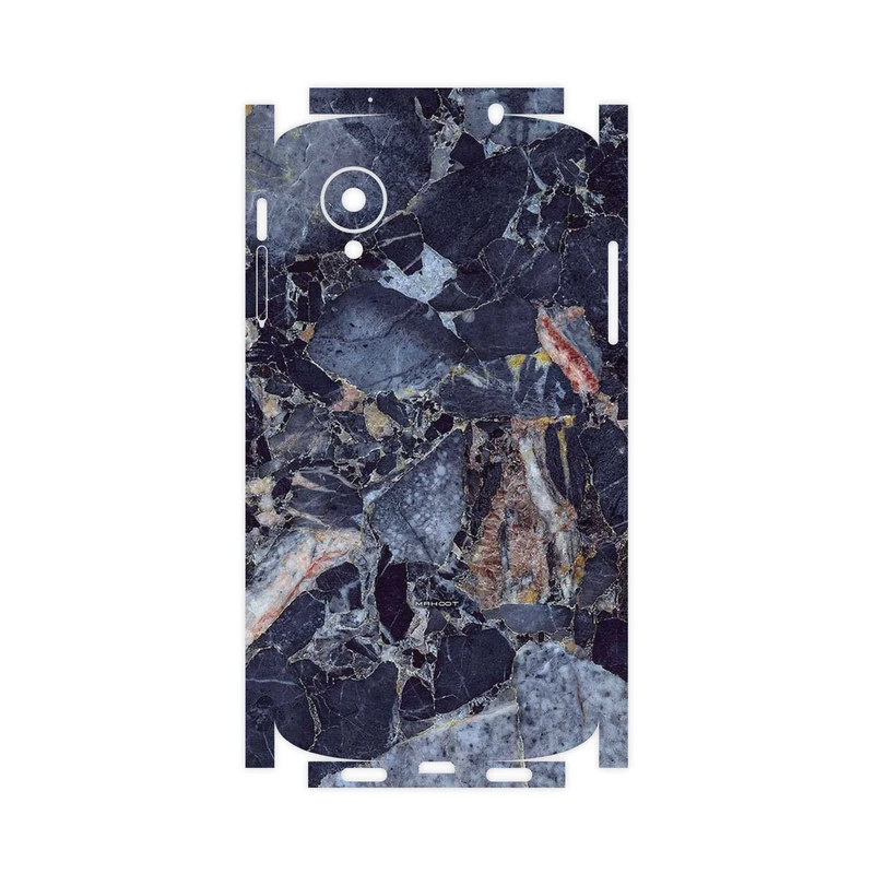 برچسب پوششی ماهوت مدل Broken black marble-FullSkin مناسب برای گوشی موبایل گوگل Nexus 5