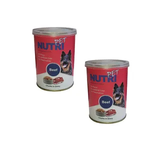 کنسرو غذای سگ نوتری پت مدل چانک گوشت کد TB2 وزن 850 گرم مجموعه 2 عددی