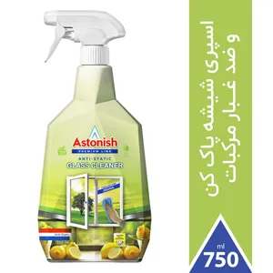 مایع شیشه پاک کن استونیش مدل Anti-Static سری Premium حجم 750 میلی‌لیتر