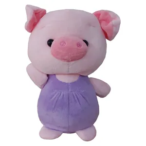 عروسک طرح خوک مدل Piggle کد SZT5/395 ارتفاع 21 سانتی‌متر