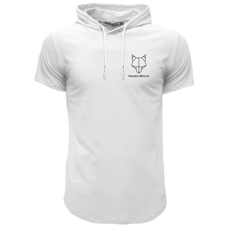 تی شرت کلاه دار مردانه مدل 001402102 رنگ سفید