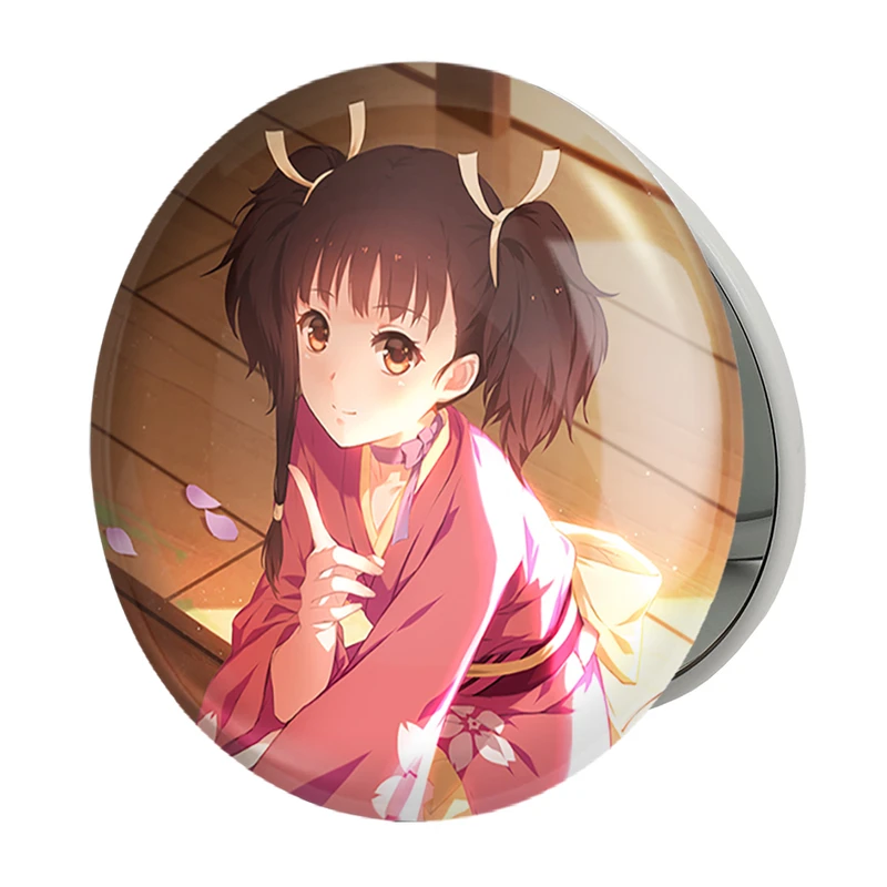 آینه جیبی خندالو طرح مومی انیمه کابانری (Kabaneri) مدل تاشو کد 35974