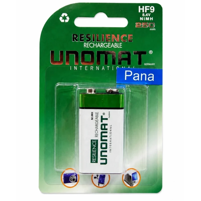 باتری کتابی یونومات مدل Pana-9v