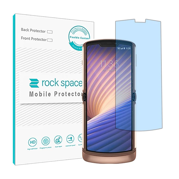 محافظ صفحه نمایش ضد اشعه آبی راک اسپیس مدل HyBLU مناسب برای گوشی موبایل موتورولا Razr 5G