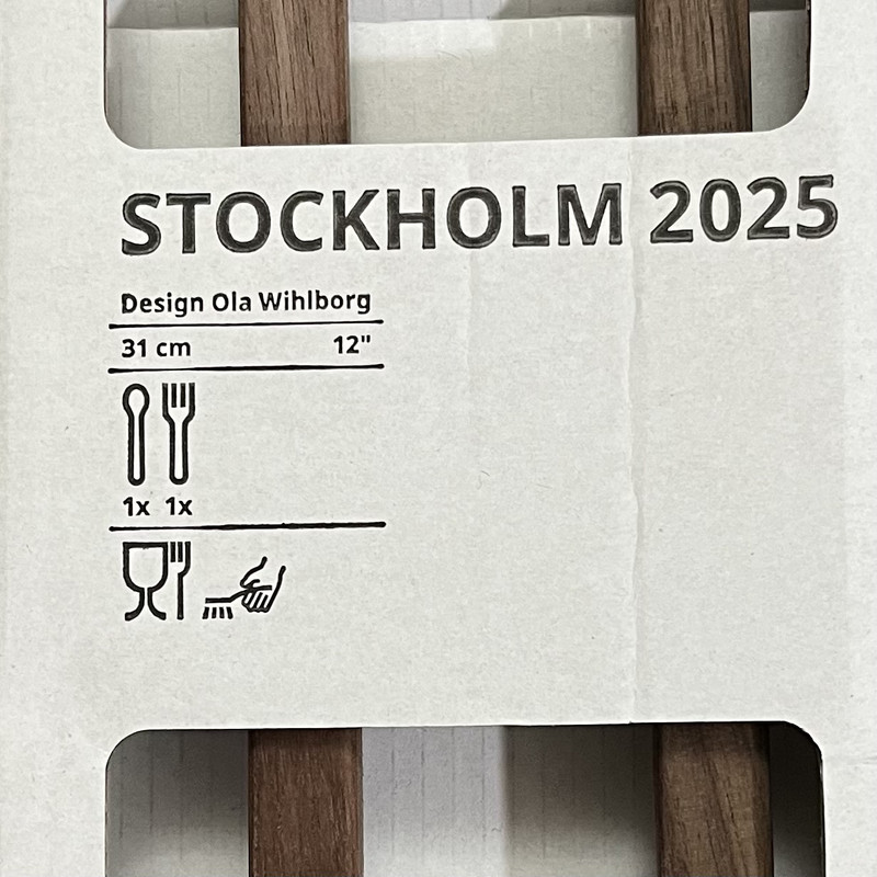 قاشق و چنگال سرو سالاد ایکیا مدل stockholm مجموعه دو عددی قاشق و چنگال سرو سالاد ایکیا مدل stockholm مجموعه دو عددی