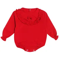 بادی آستین بلند دخترانه نوزادی مدل یلدا