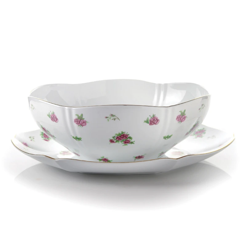 ست قاب و قدح چینی زرین ایران مدل بیدگل مینیاتوری درجه یک