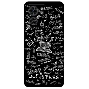 Megafone Social Media 1898 Cover For Motorola Moto Edge 40