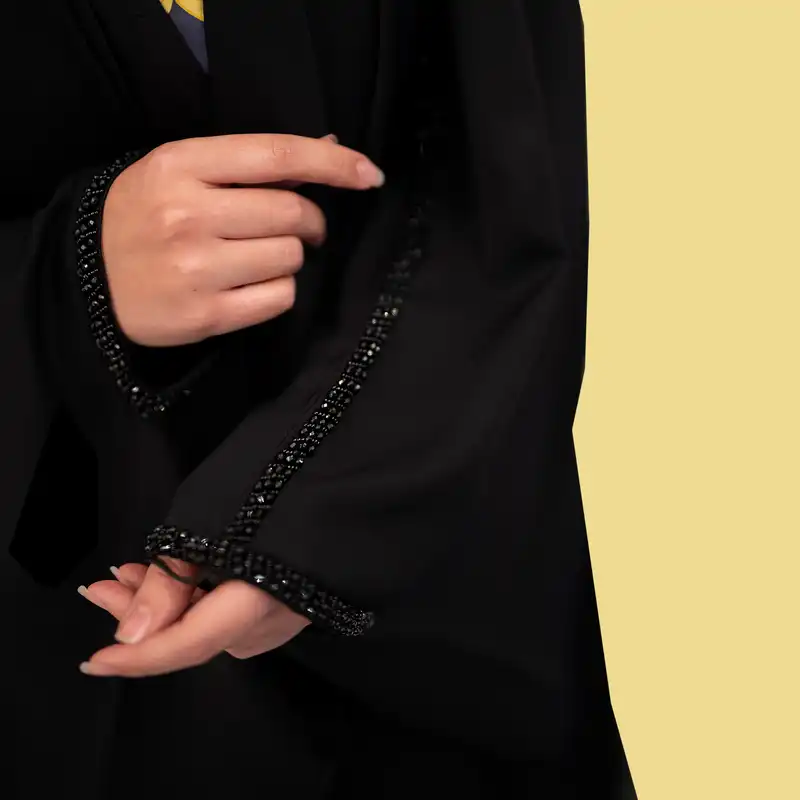 چادر عبایی مدل مهتاسربی