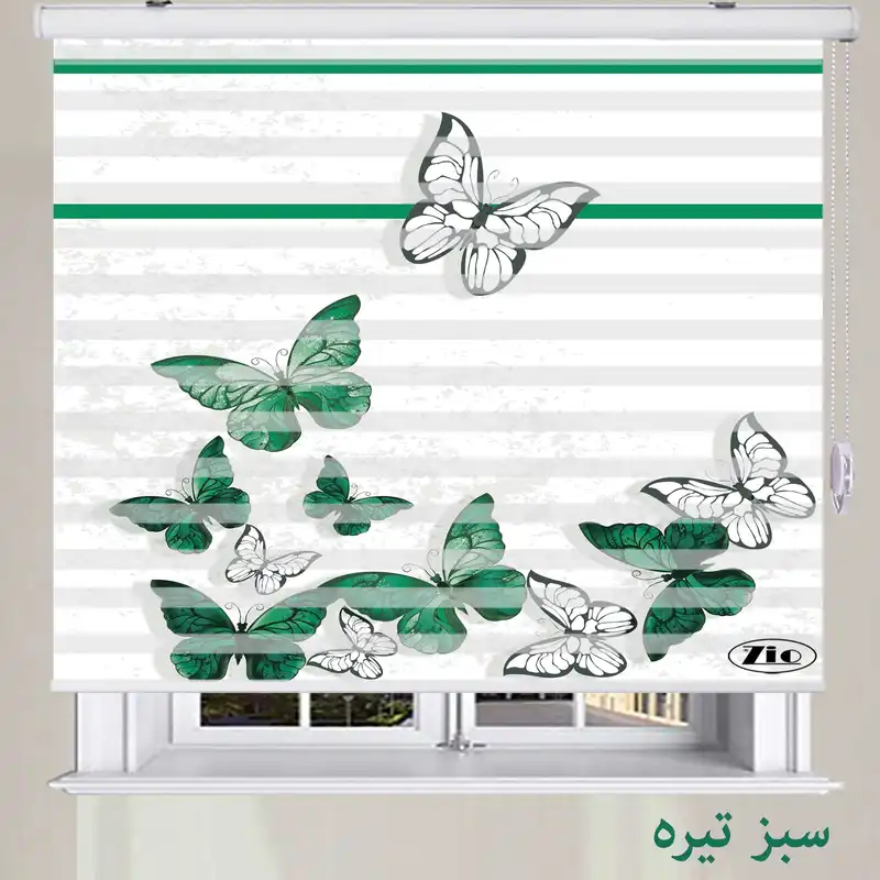 پرده زبرا زیو مدل TD-4 سایز 200x280 سانتی متر