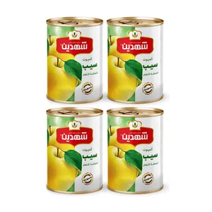 کمپوت سیب شهدین - 370 گرم بسته 4 عددی