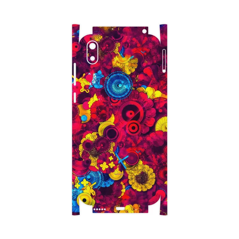 برچسب پوششی ماهوت مدل Vector Flower Garden Digital Art-FullSkin مناسب برای گوشی موبایل هوآوی Y5 2019