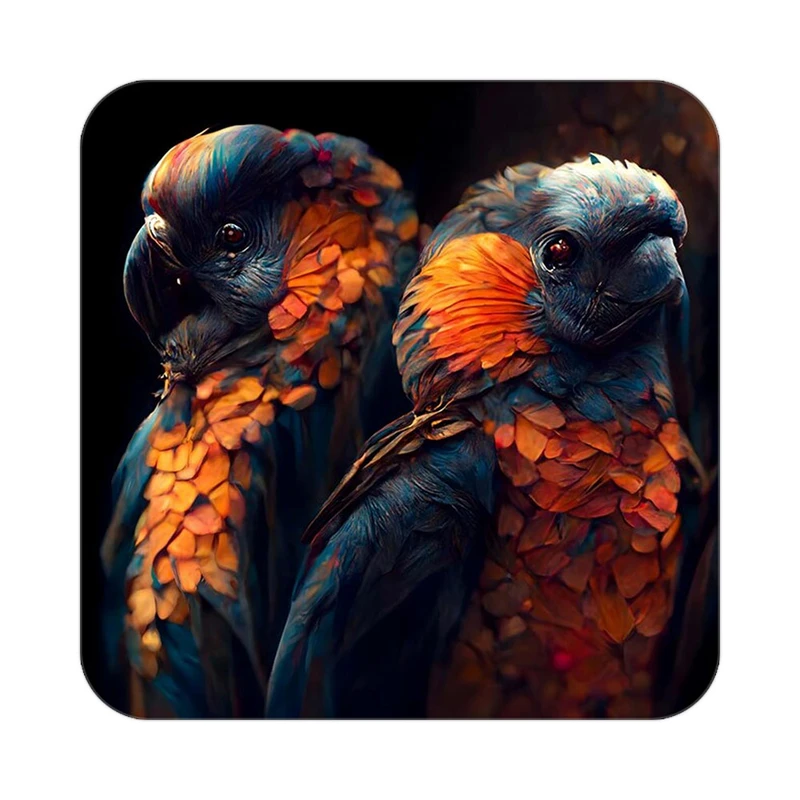 زیر لیوانی کاکتی طرح حیوانات رنگی مدل mp26894