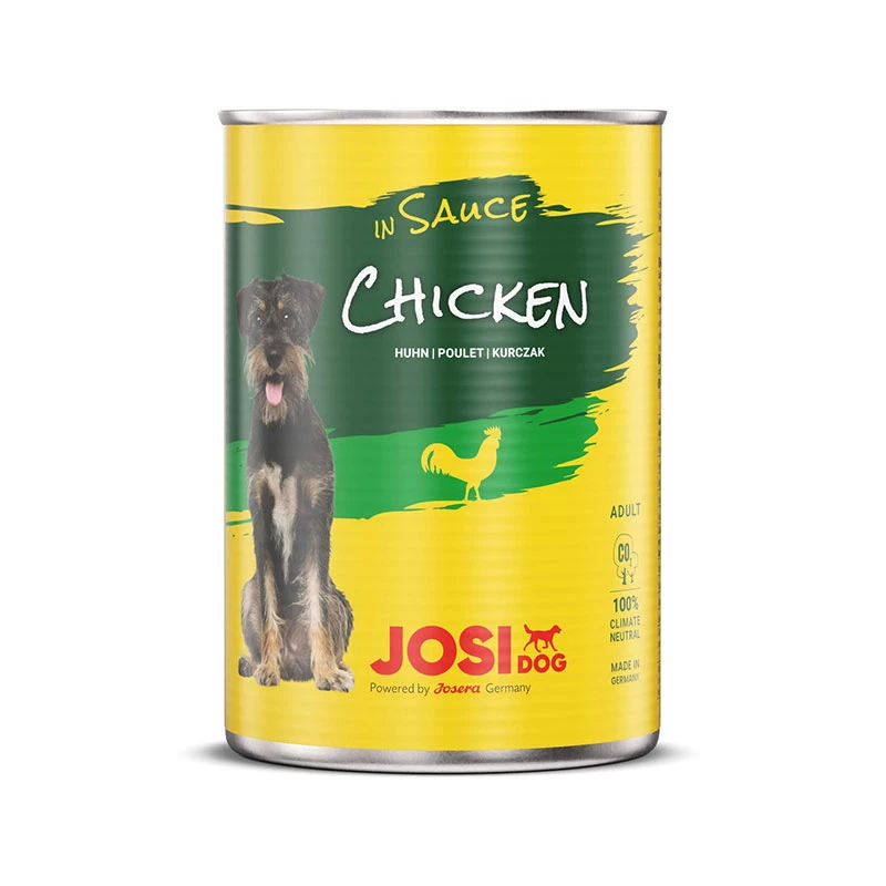 کنسرو غذای سگ جوسرا مدل Josidog in Sauce طعم مرغ وزن 415 گرم