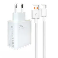 شارژر دیواری 67 وات مدل MDY-12S-EU به همراه کابل USB-C 