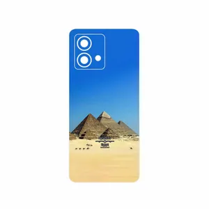 MAHOOT Pyramids of Egypt Cover Sticker for Motorola Moto G84