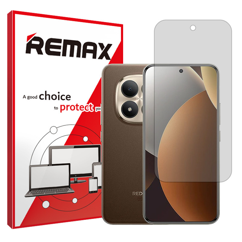 محافظ صفحه نمایش شفاف ریمکس مدل تمام صفحه مناسب برای گوشی موبایل شیائومی Redmi Note 15 Pro Plus