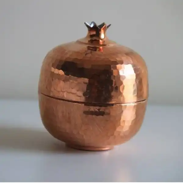 قندان مسی مدل انار کد 02