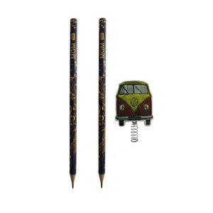 مداد مشکی ام جی ام کد 007 به همراه سرمدادی بسته 3 عددی