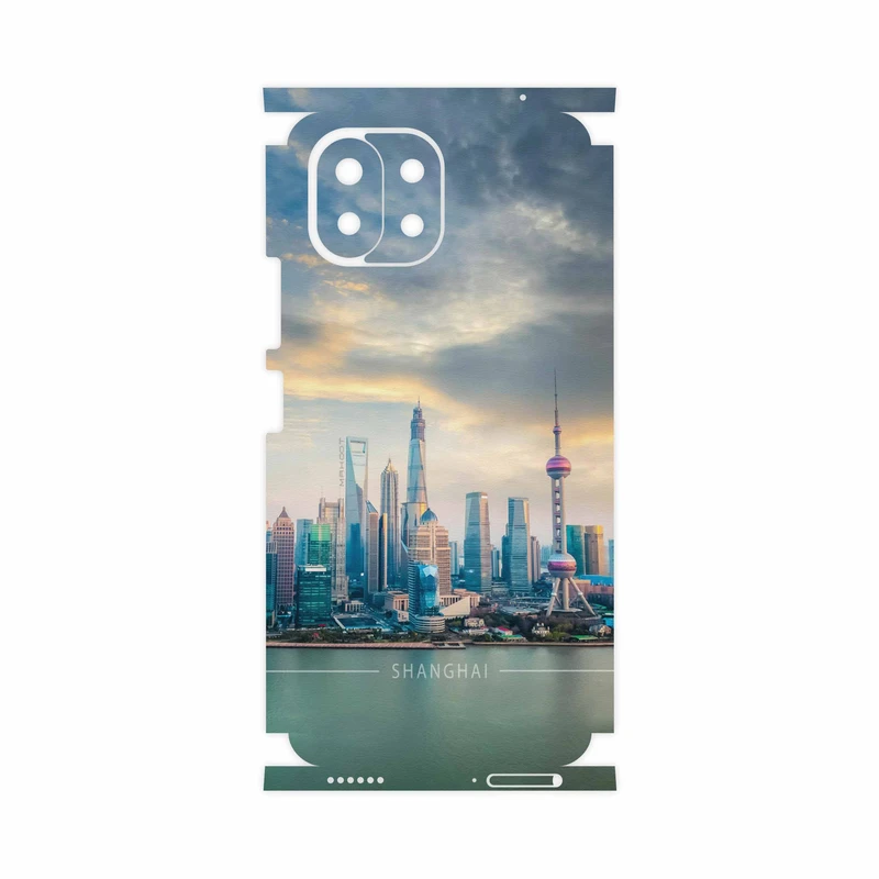 برچسب پوششی ماهوت مدل Shanghai-City-FullSkin مناسب برای گوشی موبایل شیائومی MI 11 LITE