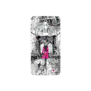 MAHOOT Collage of Catwalk Bridge Cover Sticker for OnePlus 6