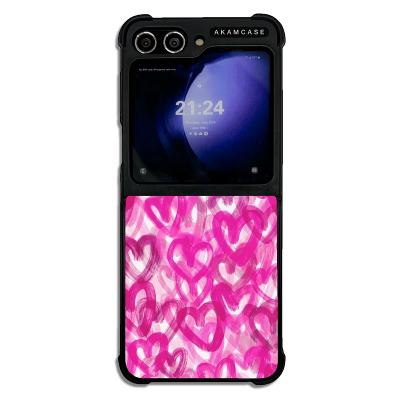 کاور آکام مدل AMC-WSGZFLIP5-PINK-23 مناسب برای گوشی موبایل سامسونگ Galaxy Z Flip 5