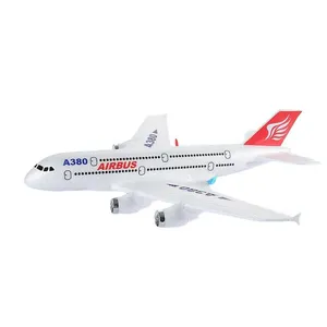 هواپیما بازی ناب سل مدل کنترلی مسافربری ایرباسAIRCRAFT AIRBUS A380 شارژی با قابلیت پرواز