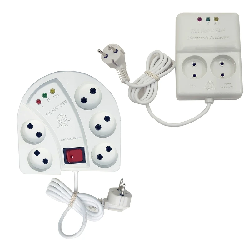  محافظ ولتاژ تک نور مدل 5P_2P_1.25M مجموعه 2 عددی