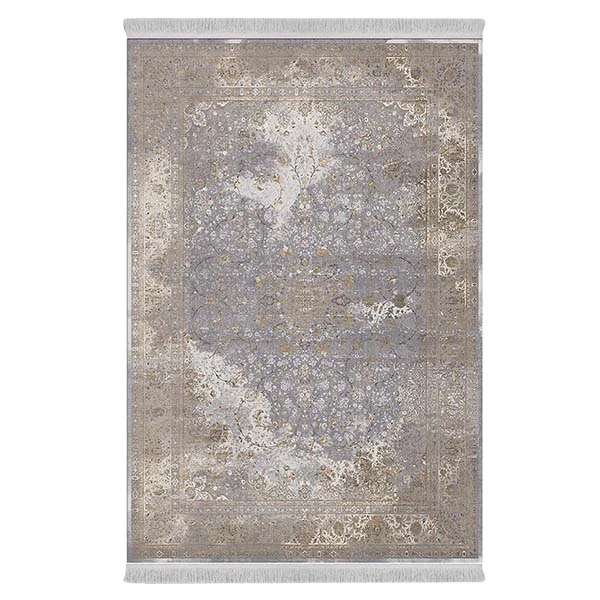 فرش پارچه‌ای دفه مدل فرشینه طرح مدرن کد 96