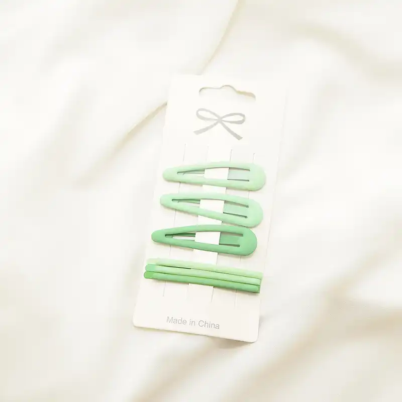 گیره مو زنانه مدل تق تقی بسته 6 عددی