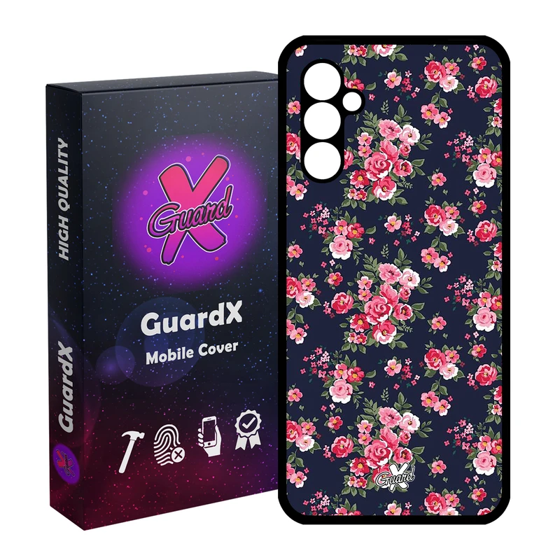 کاور گارد ایکس طرح Flower مدل Glass10130 مناسب برای گوشی موبایل سامسونگ Galaxy A24/A24 4G/M34 5G