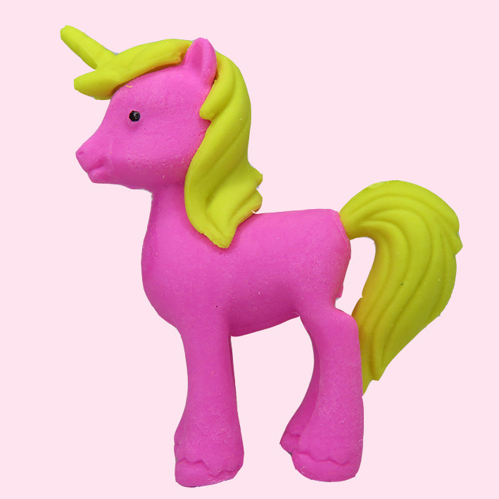 خودکار مدل 6 رنگ طرح یونیکورن به همراه پاک کن