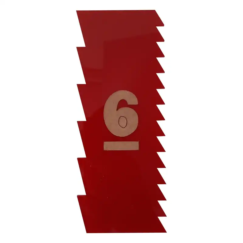 کاردک خامه کشی پی اس تی طرح گاناش مدل pe460-6