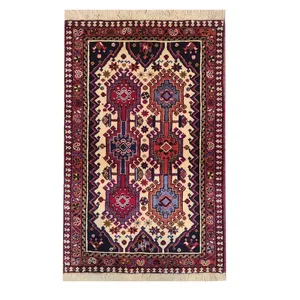 فرش دستباف یک متری طرح لوزی مدل AA232