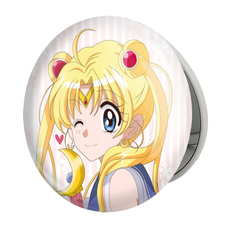 آینه جیبی خندالو طرح اوساگی تسوکینو انیمه سیلور مون Sailor Moon مدل تاشو کد 17435 