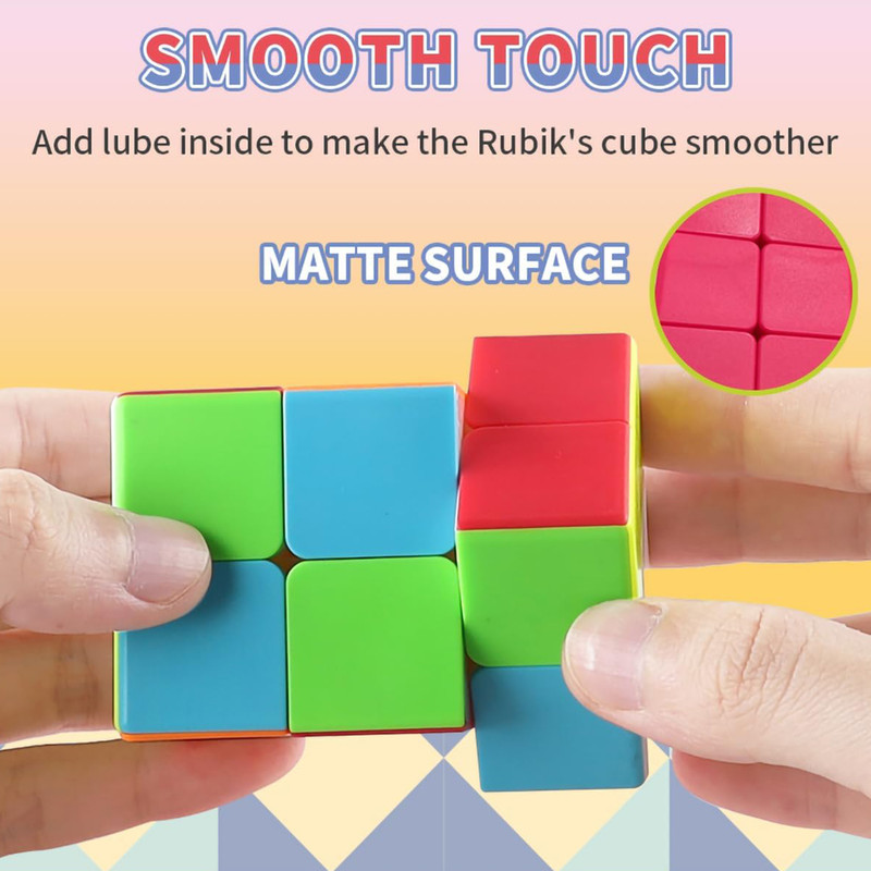 مکعب روبیک فنکسین مدل 223 استیکرلس FanXin 2×2×3