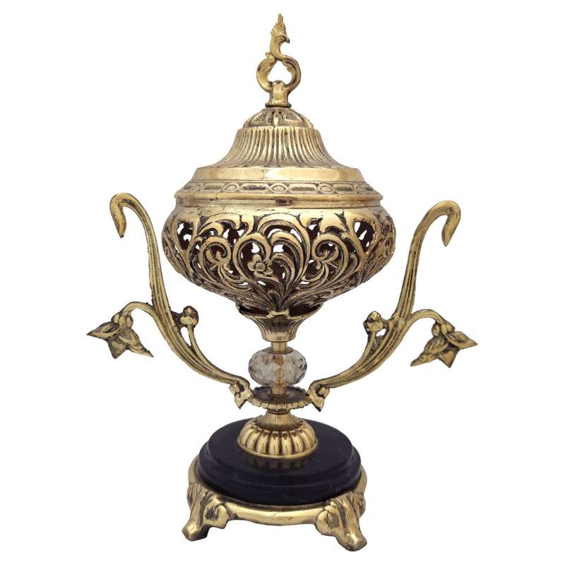 شکلات خوری برنزی مدل پایه سنگی کد 1094
