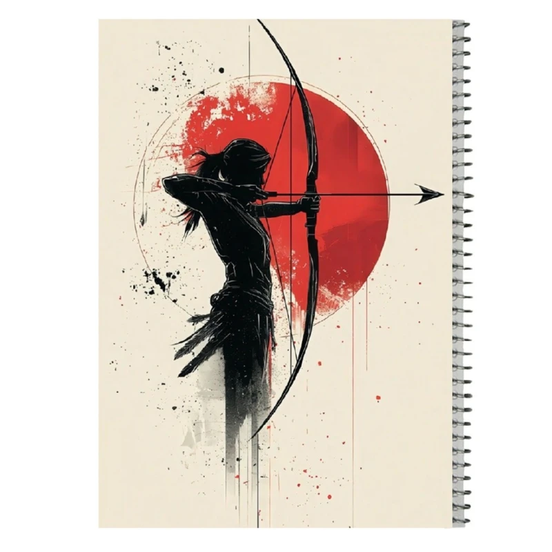 دفتر مشق 80 برگ اس جی مدل تیر کمان