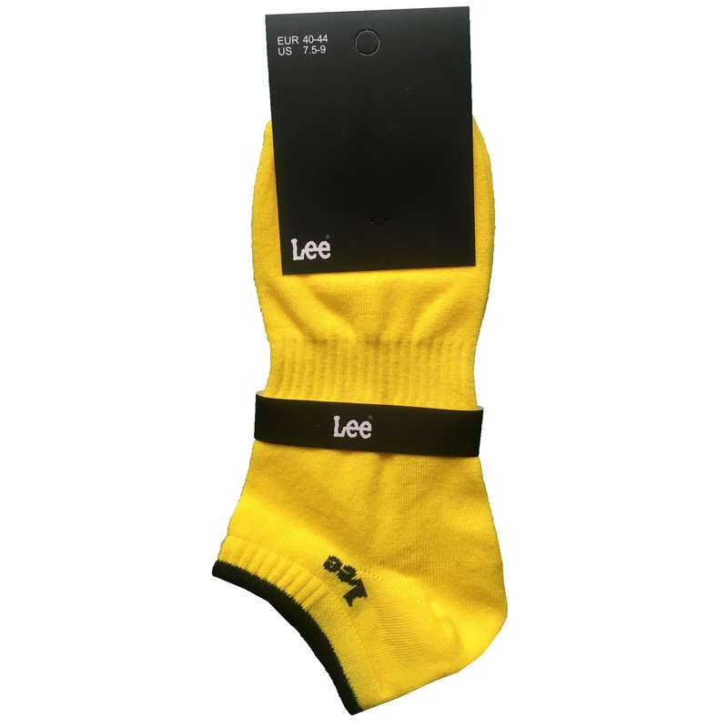 جوراب ورزشی مردانه مدل مچی کد LE-YE34 رنگ زرد