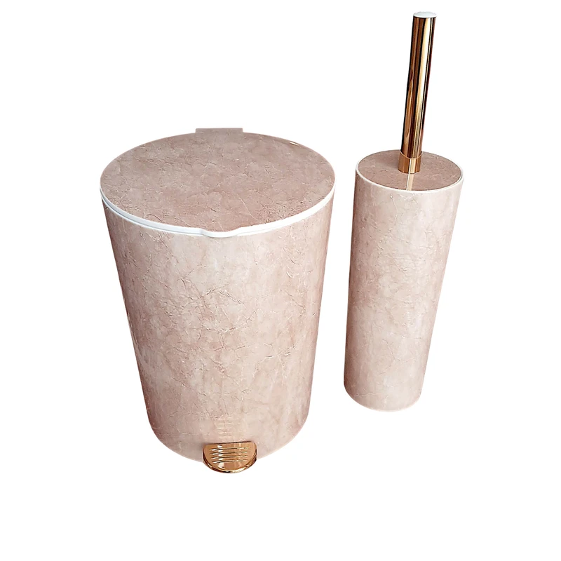 ست سطل و فرچه لیمون مدل سنگ