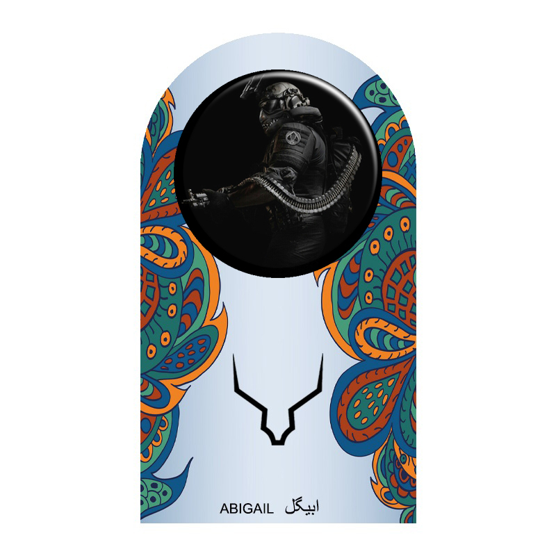 پیکسل ابیگل طرح بازی کالاف دیوتی وارزون کد 008