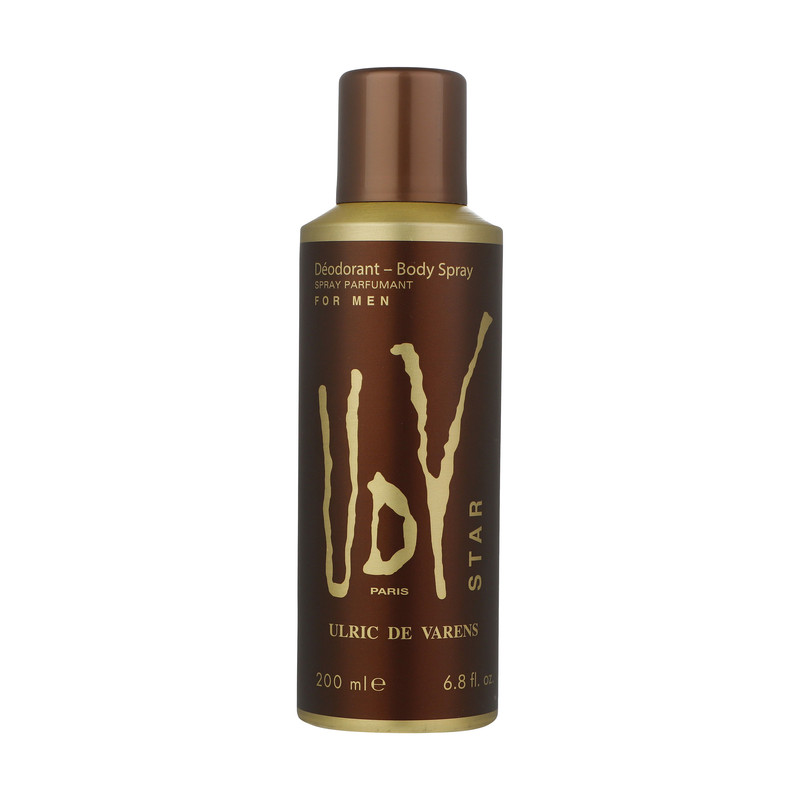 اسپری دئودورانت مردانه اولریک دو وارن مدل STAR حجم 200 میلی لیتر