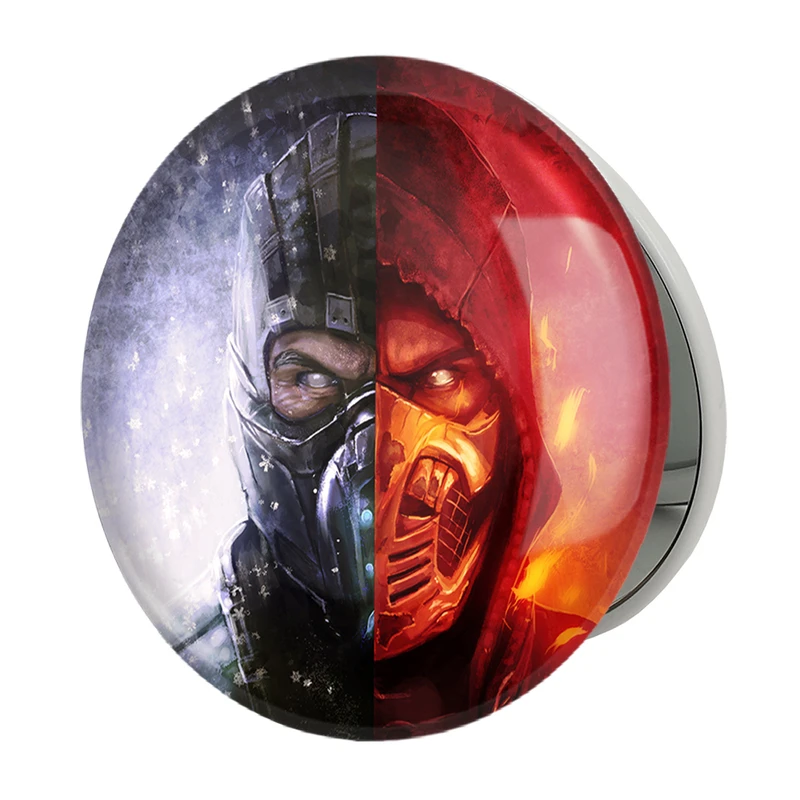 آینه جیبی خندالو طرح بازی مورتال کمبت Mortal Kombat مدل تاشو کد 29790