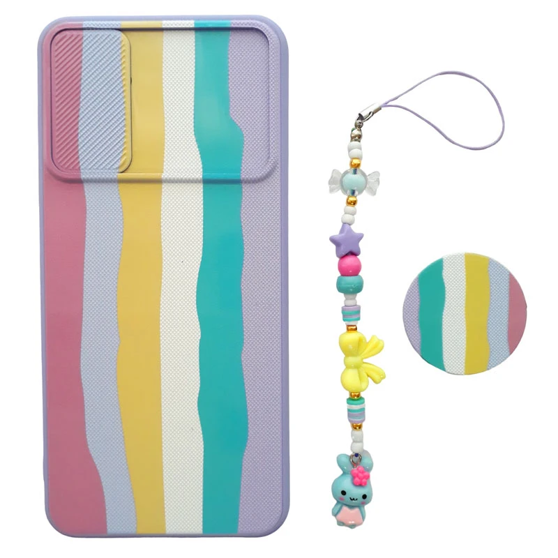 کاور مدل آبرنگ کد A10975 مناسب برای گوشی موبایل سامسونگ Galaxy A13 5G / A04s به همراه پایه نگهدارنده و بند آویز