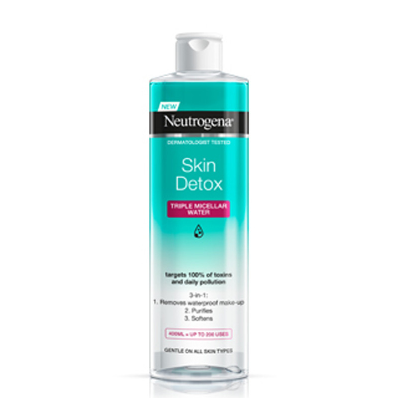 آب پاک کننده آرایش صورت نوتروژینا مدل Skin Detox حجم 400 میلی لیتر آب پاک کننده آرایش صورت نوتروژینا مدل Skin Detox حجم 400 میلی لیتر