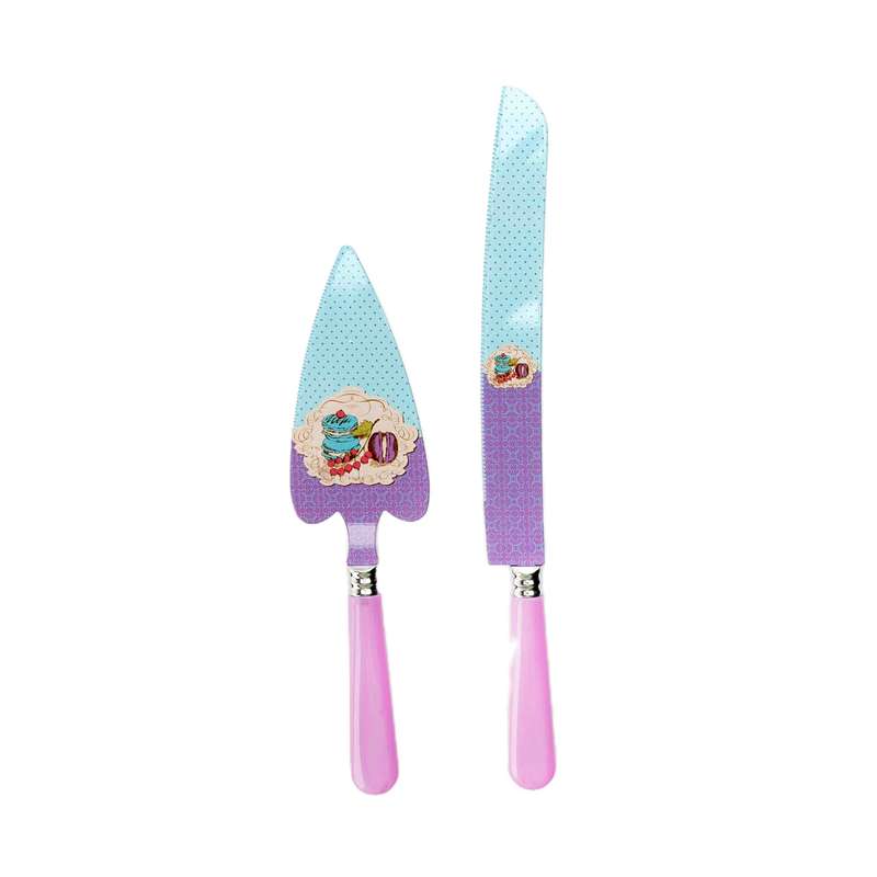 ست کارد و کفگیر سرو کیک روک مدل R902 - c1