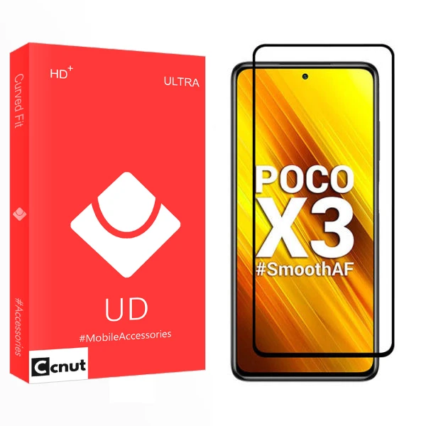 محافظ صفحه نمایش کوکونات مدل UD Glass مناسب برای گوشی موبایل شیائومی Poco X3