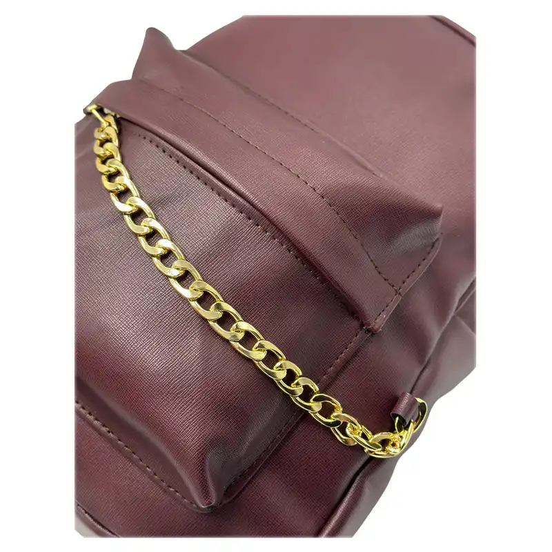 کوله پشتی زنانه طرح زنجیردار مدل 02