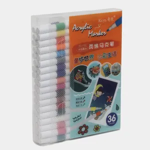 ماژیک رنگ آمیزی مدل acrylic-1102 بسته 36 عددی